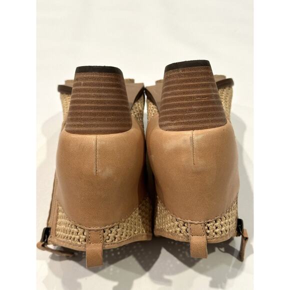 Anthropologie Kelsi Dagger Brooklyn TOAST NEUTRAL Women's 12 Ego Ankle Boot $219 - Picture 12 of 13